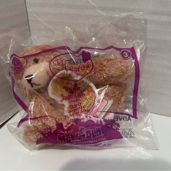 Lot of 4 McDonald Happy Meal plush toys (cat, penguin, panda and bear) - Picture 11 of 14